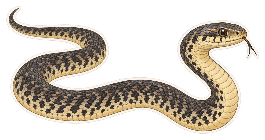 La couleuvre caspienne (Dolichophis caspius)