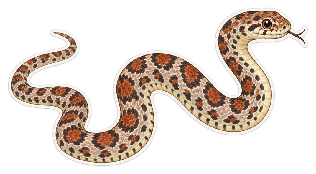 La couleuvre léopard (Zamenis situla)