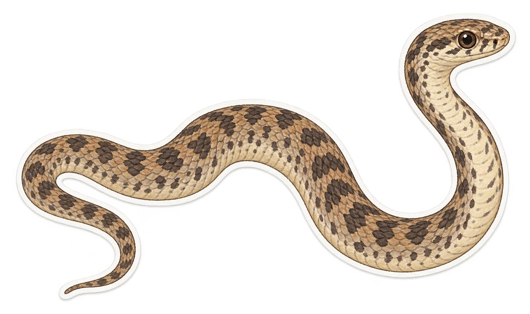 La couleuvre mangeuse d’œufs striée (Dasypeltis scabra)