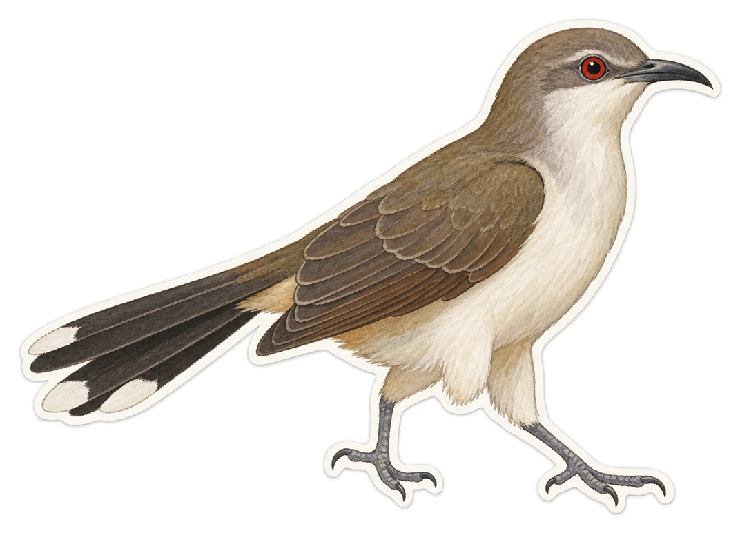 Le coulicou à bec noir (Coccyzus erythropthalmus)