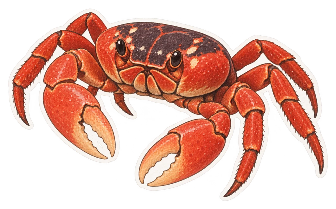 Crabe rouge de l'île Christmas