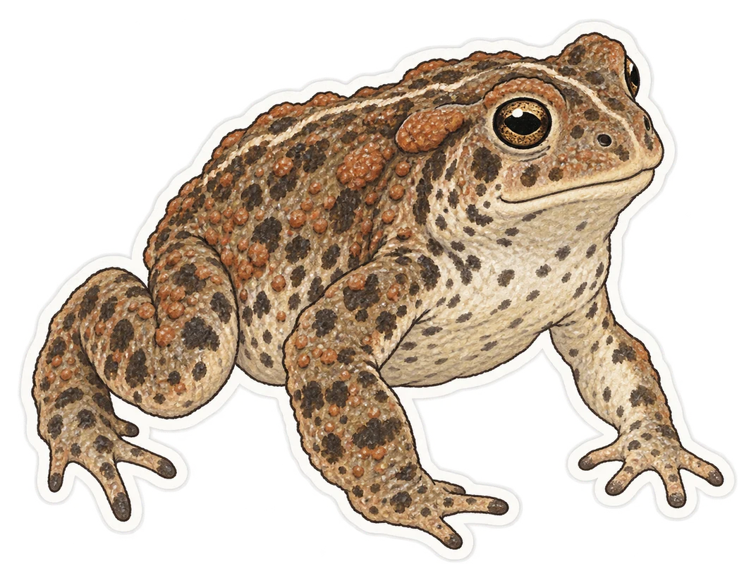 Le crapaud boréal (Anaxyrus boreas)
