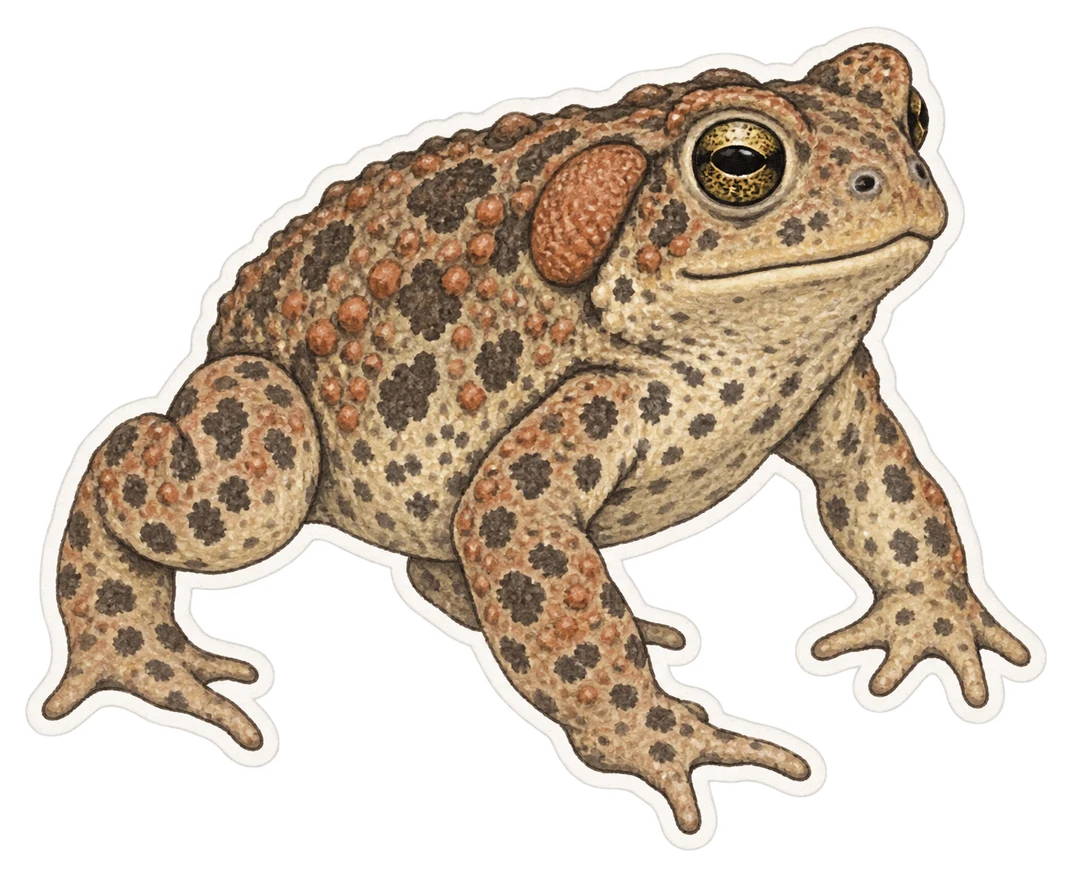 Le crapaud du Wyoming (Anaxyrus baxteri)