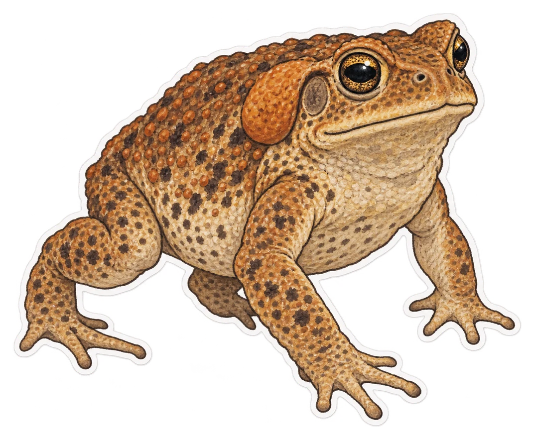 Le crapaud marin (Rhinella marina)