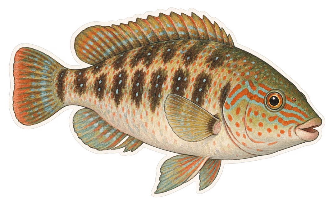 Le crénilabre mélops (Symphodus melops)