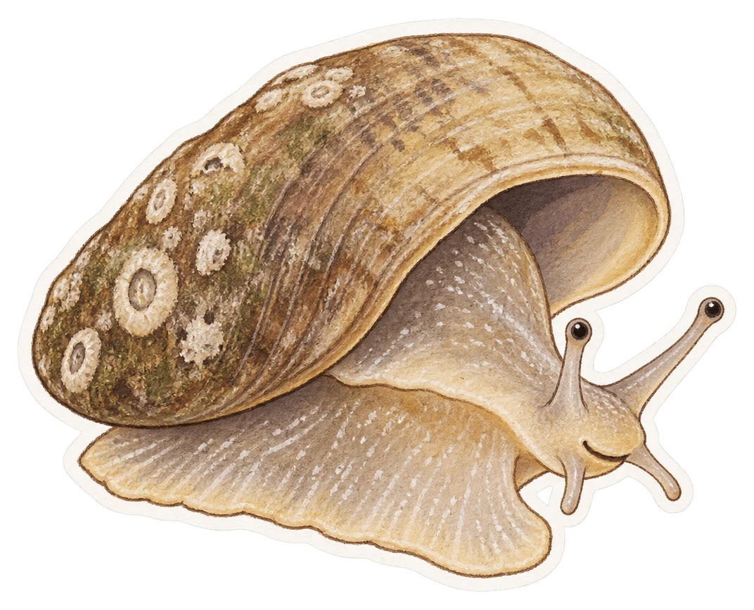 La crépidule américaine (Crepidula fornicata)