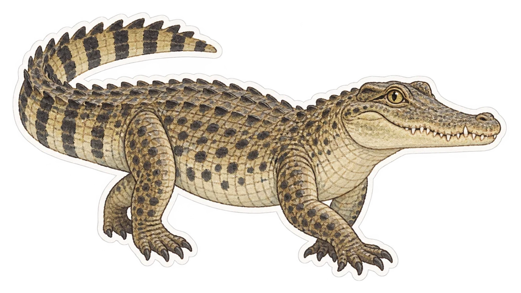 Le crocodile de Johnston (Crocodylus johnstoni)