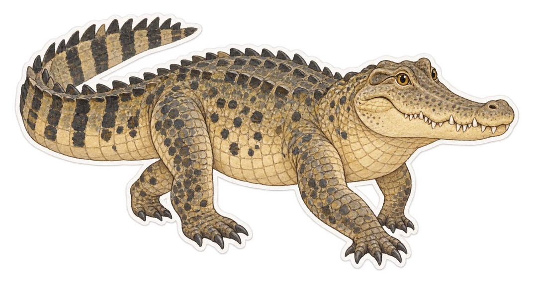 Le crocodile de l'Orénoque (Crocodylus intermedius)