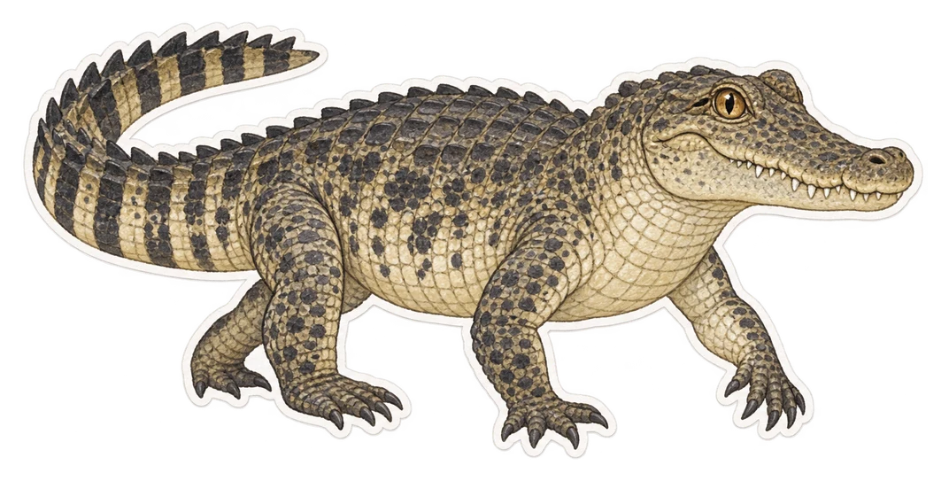 Le crocodile de Morelet (Crocodylus moreletii)
