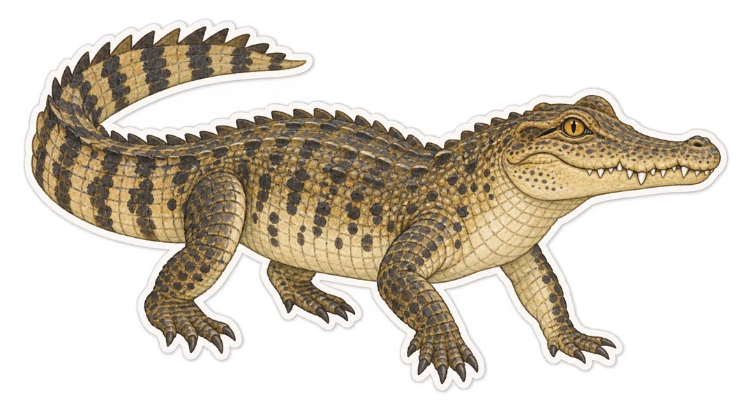 Le crocodile des Philippines (Crocodylus mindorensis)
