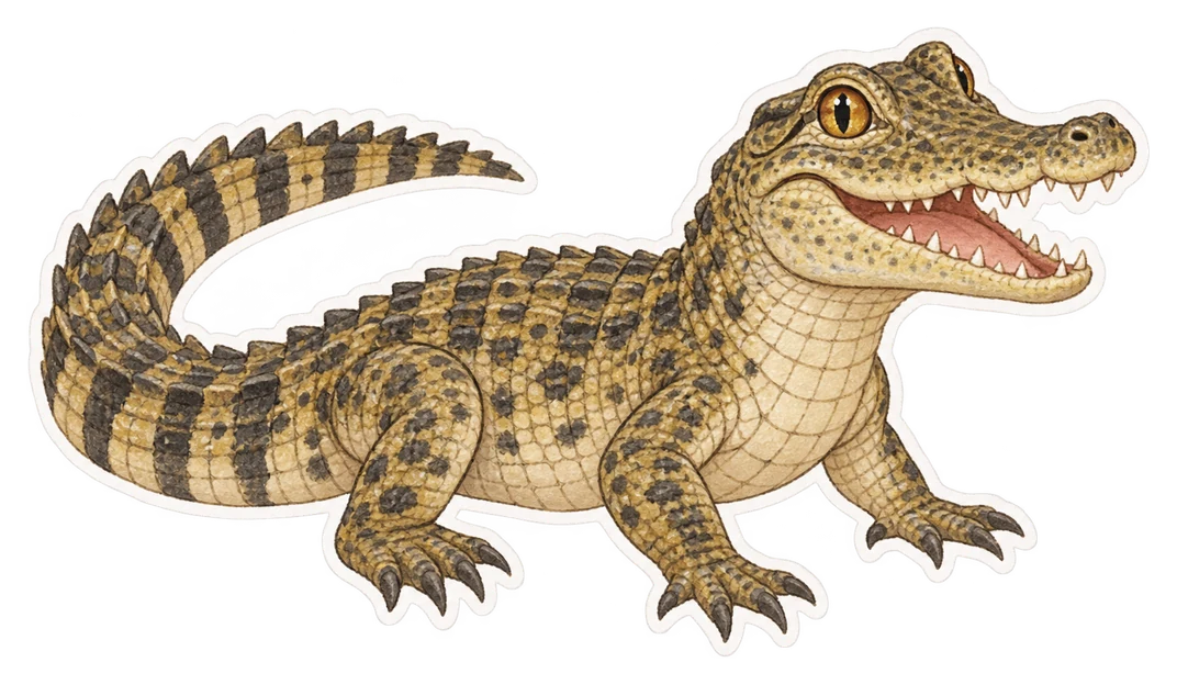 Le petit du crocodile