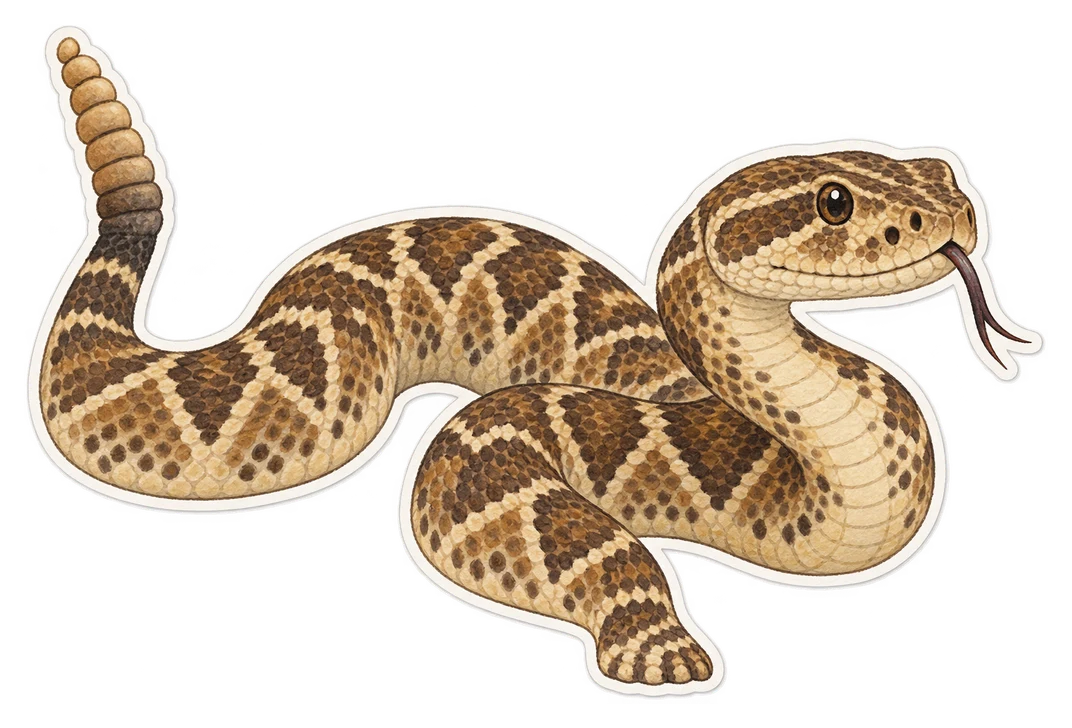 Le crotale cascabelle (Crotalus durissus)