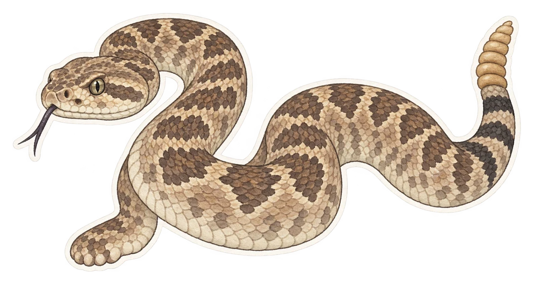 Le crotale du Mojave (Crotalus scutulatus)