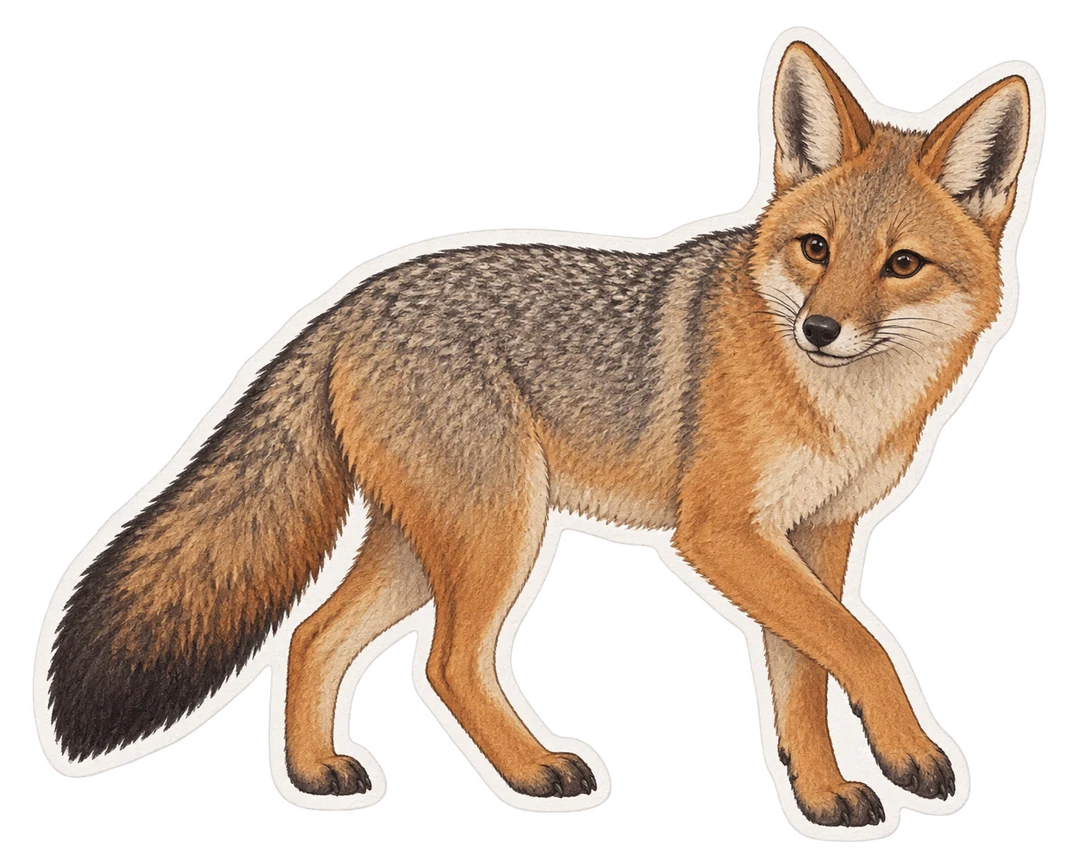 Le culpeo (Lycalopex culpaeus)