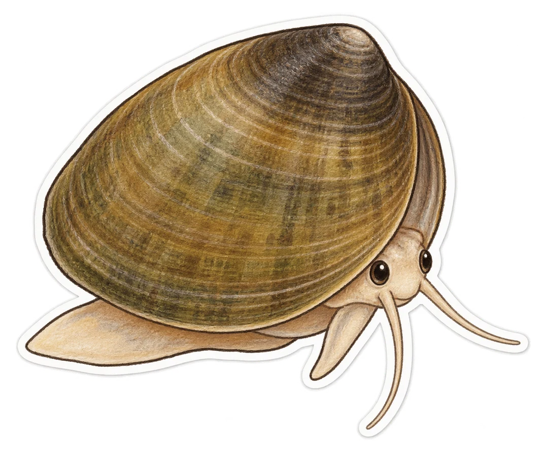 La cyclade cornée (Sphaerium corneum)