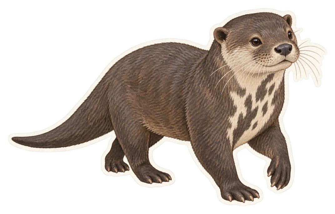 La cynogale de Bennett (Cynogale bennettii)