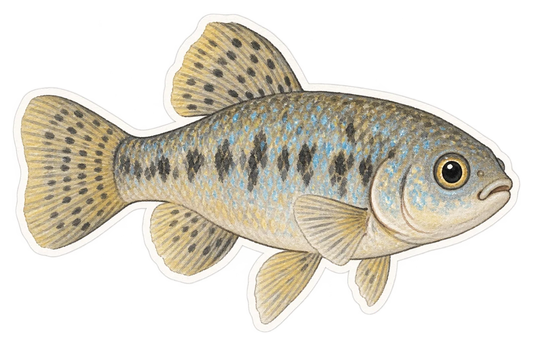 Le cyprinodon longidorsalis (Cyprinodon longidorsalis)