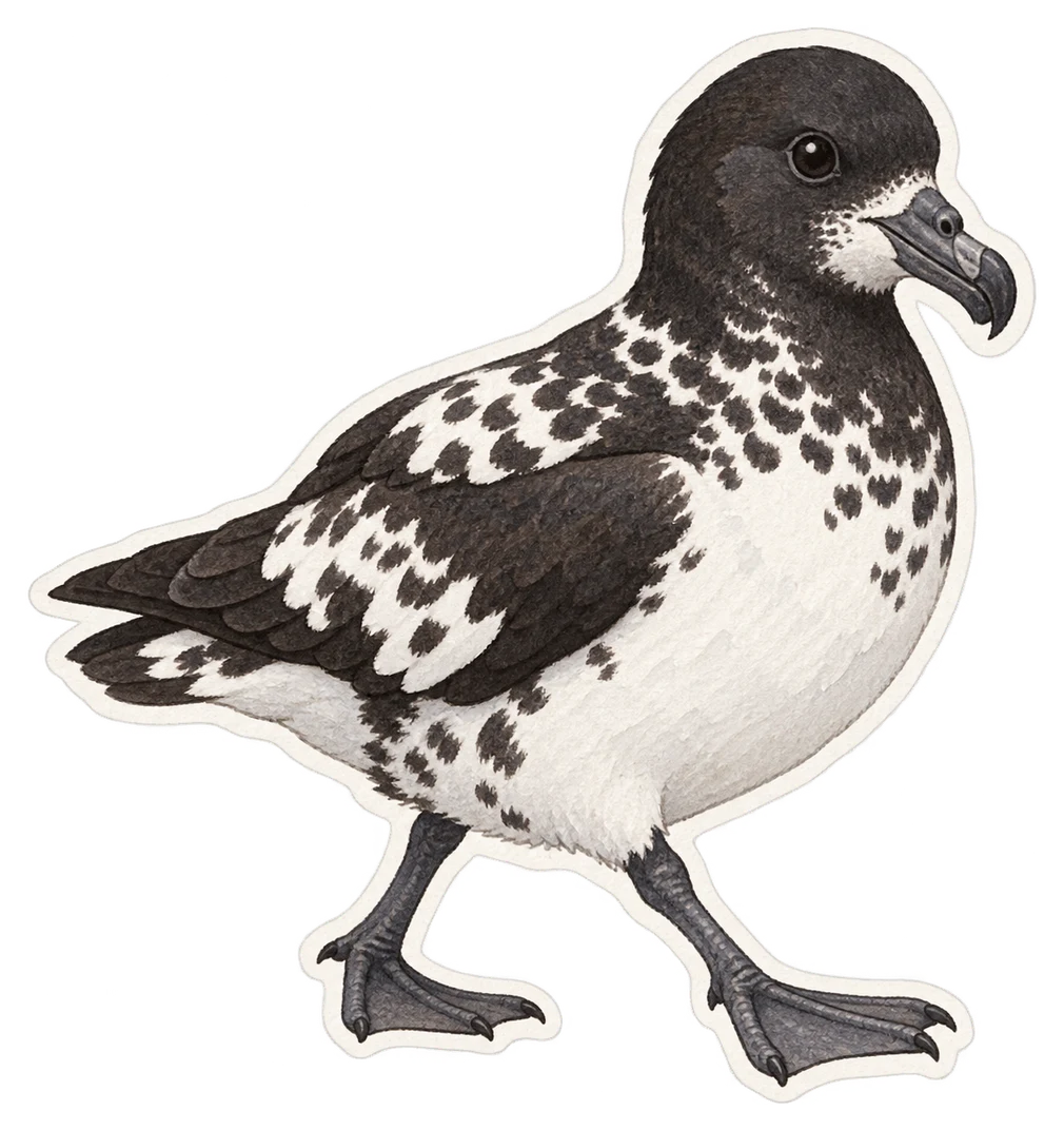 Le damier du Cap (Daption capense)