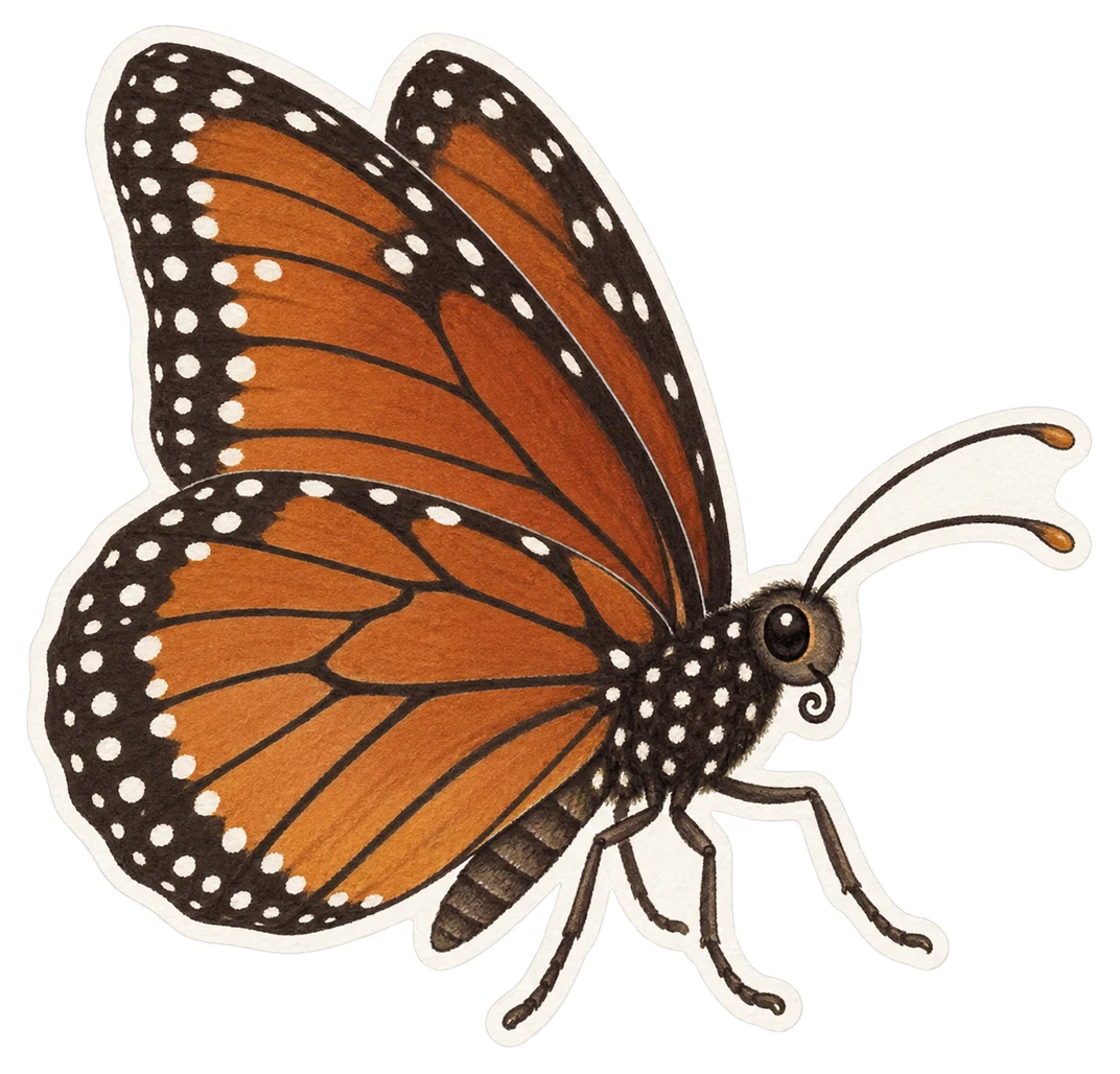 La danaïde gilippus (Danaus gilippus)