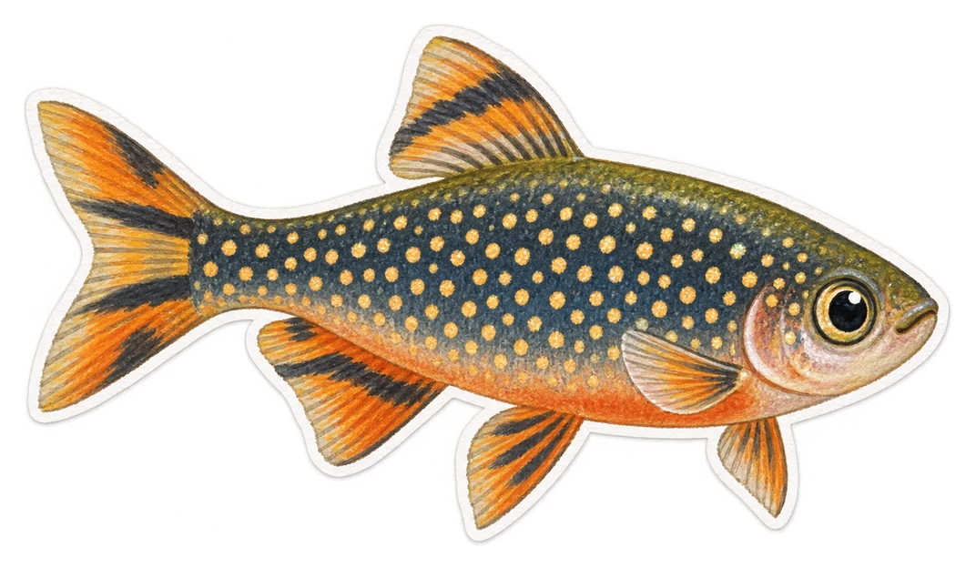 Le danio margaritatus (Danio margaritatus)