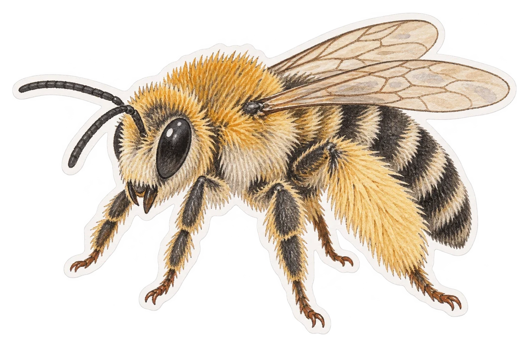 La dasypode altercator (Dasypoda altercator)