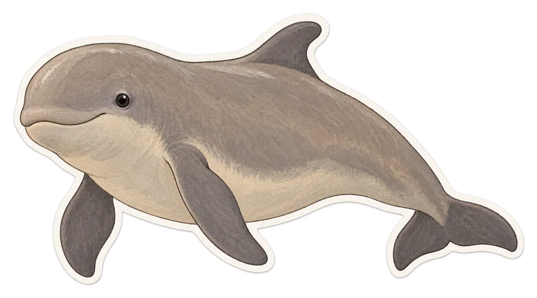 Le dauphin à aileron retroussé d'Australie (Orcaella heinsohni)