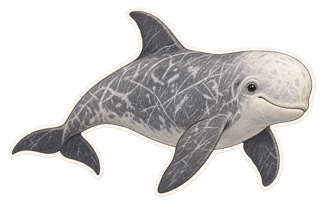 Le dauphin de Risso (Grampus griseus)