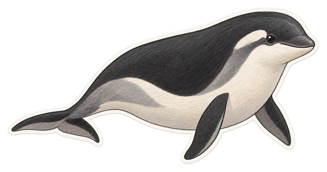 Le dauphin du Nord (Lissodelphis borealis)