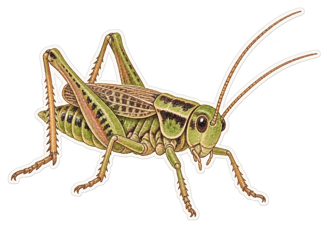 La decticelle bariolée (Roeseliana roeselii)