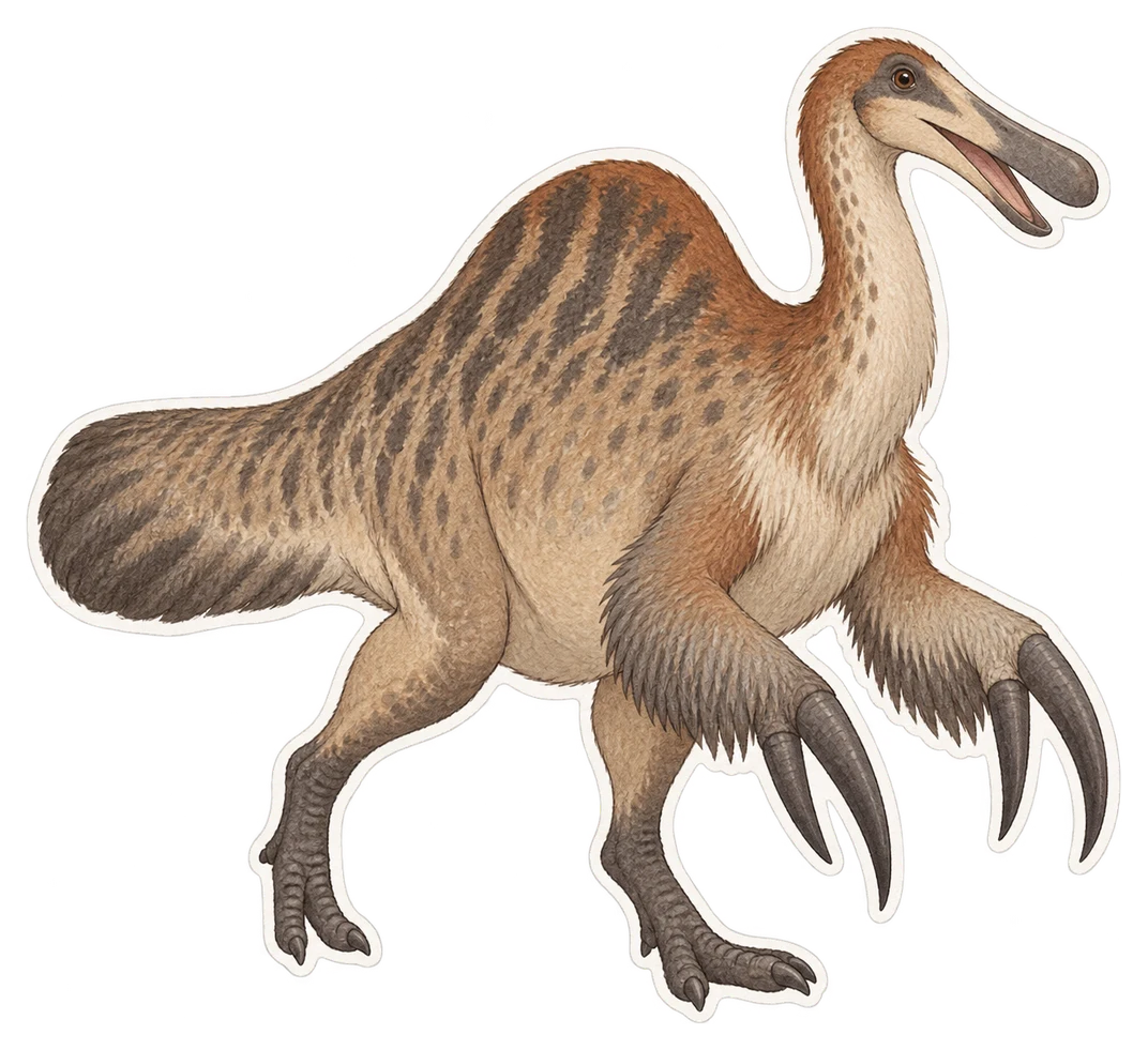 Le deinocheirus (Deinocheirus mirificus)