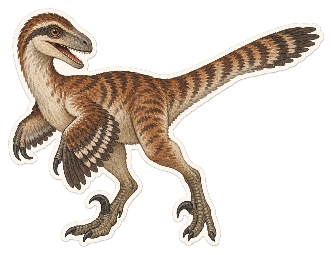 Le deinonychus (Deinonychus antirrhopus)