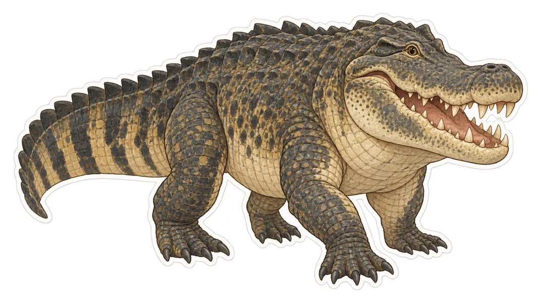 Le deinosuchus (Deinosuchus riograndensis)