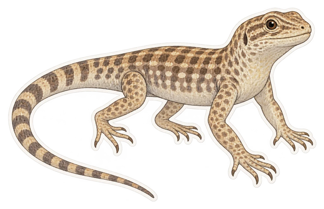 Le dipsosaure du désert (Dipsosaurus dorsalis)