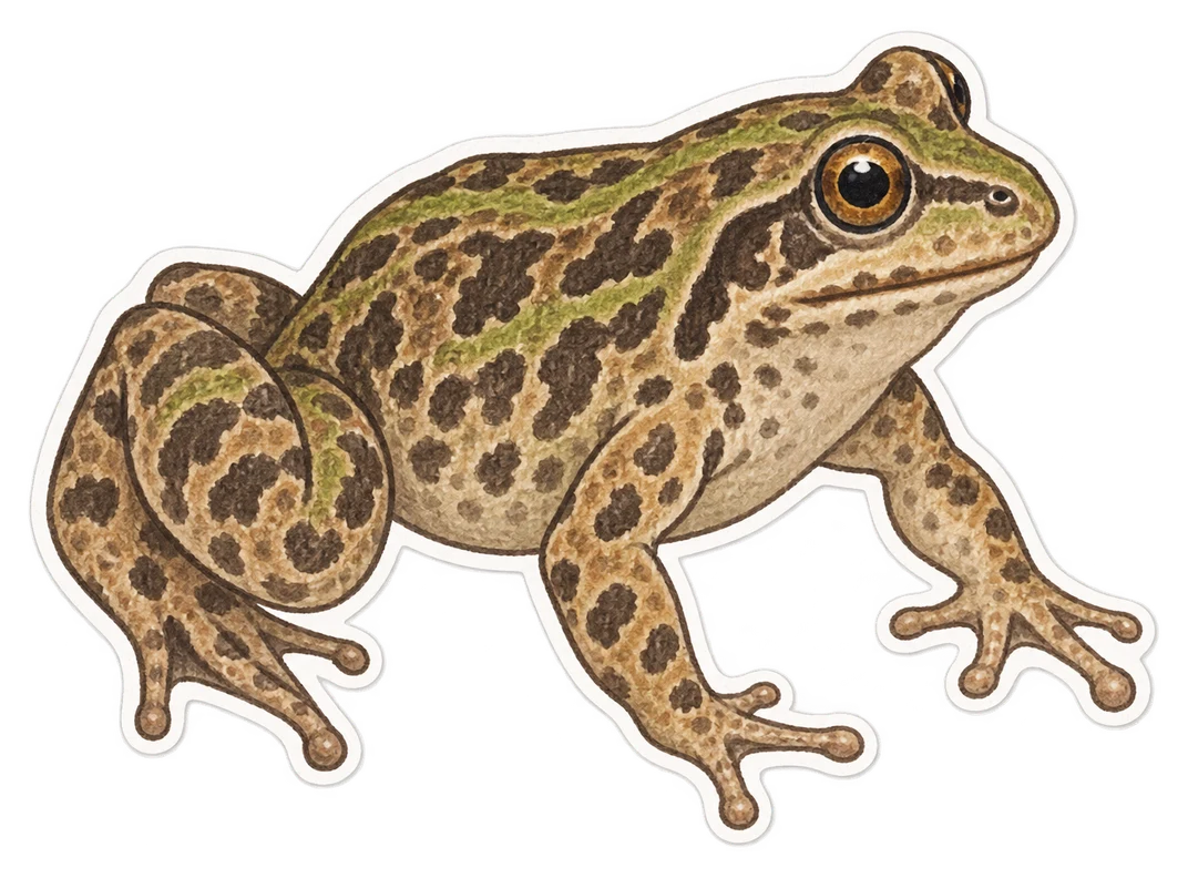 Le discoglosse peint (Discoglossus pictus)