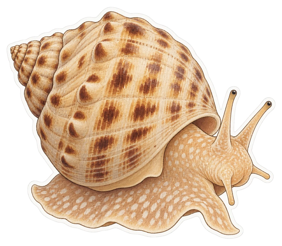 Le dolium géant (Tonna galea)