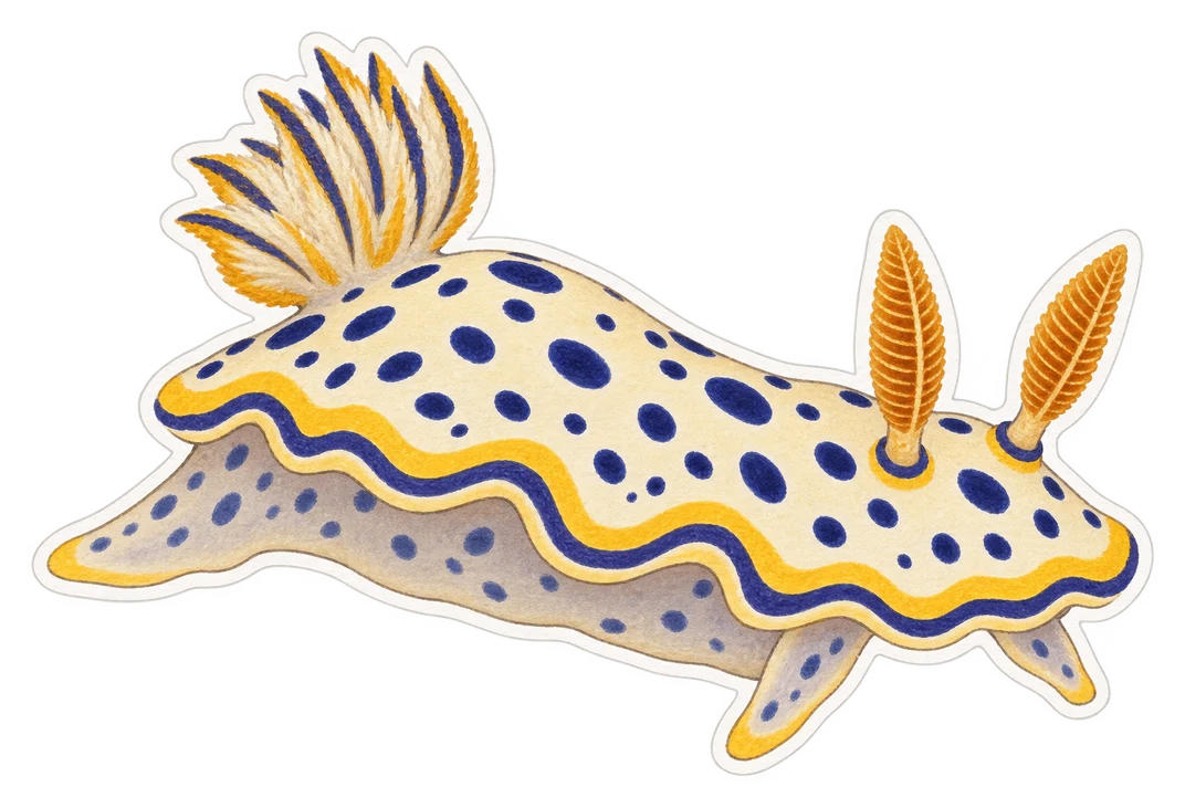 La doris de Krohn (Felimida krohni)