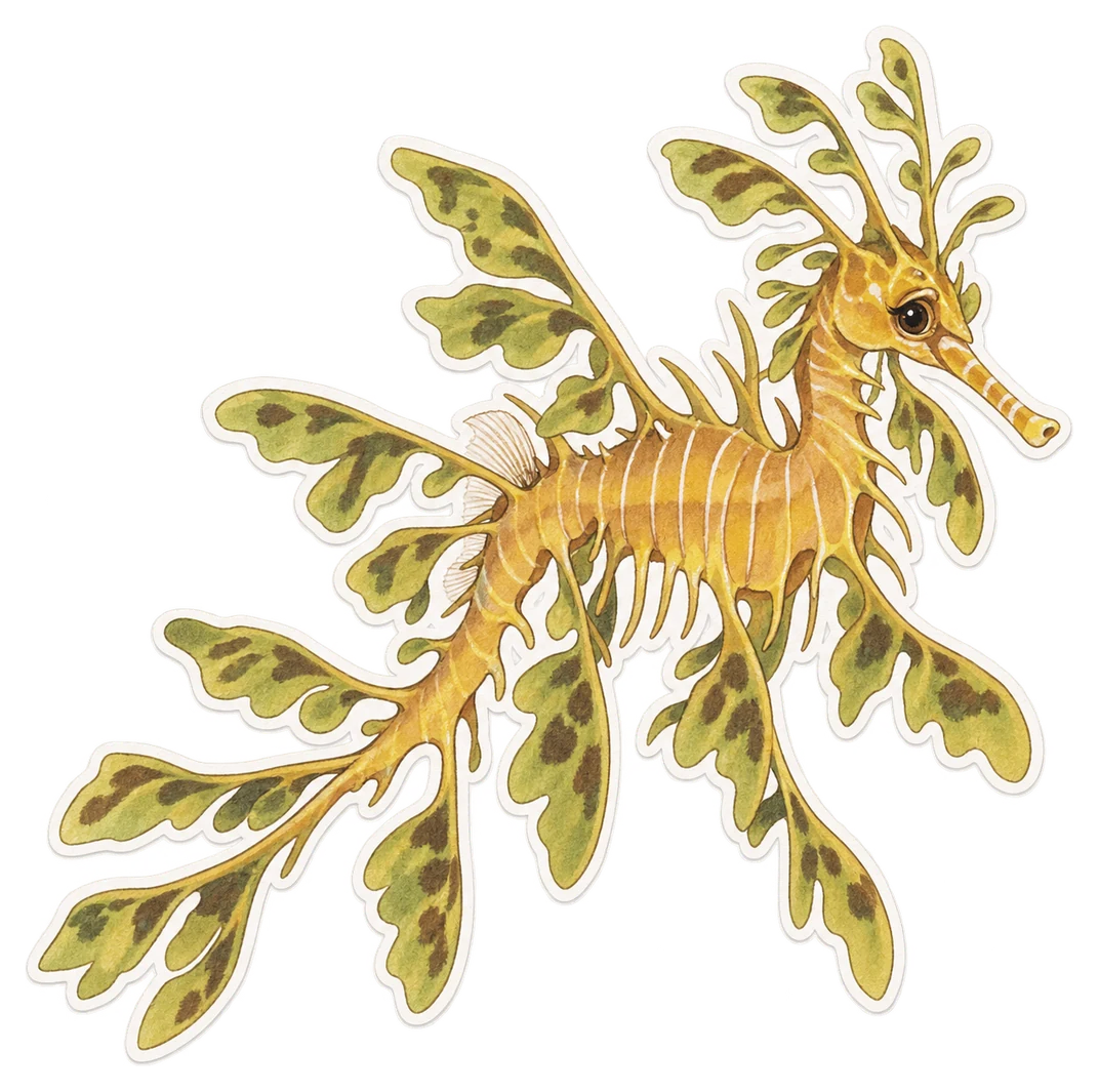 Le dragon de mer (Phycodurus eques)
