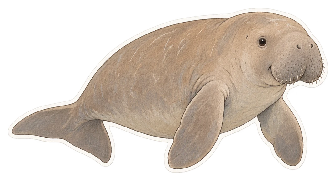 Le dugong (Dugong dugon)