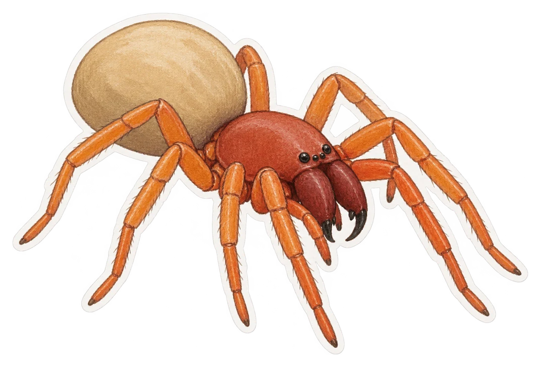 Dysdère rouge