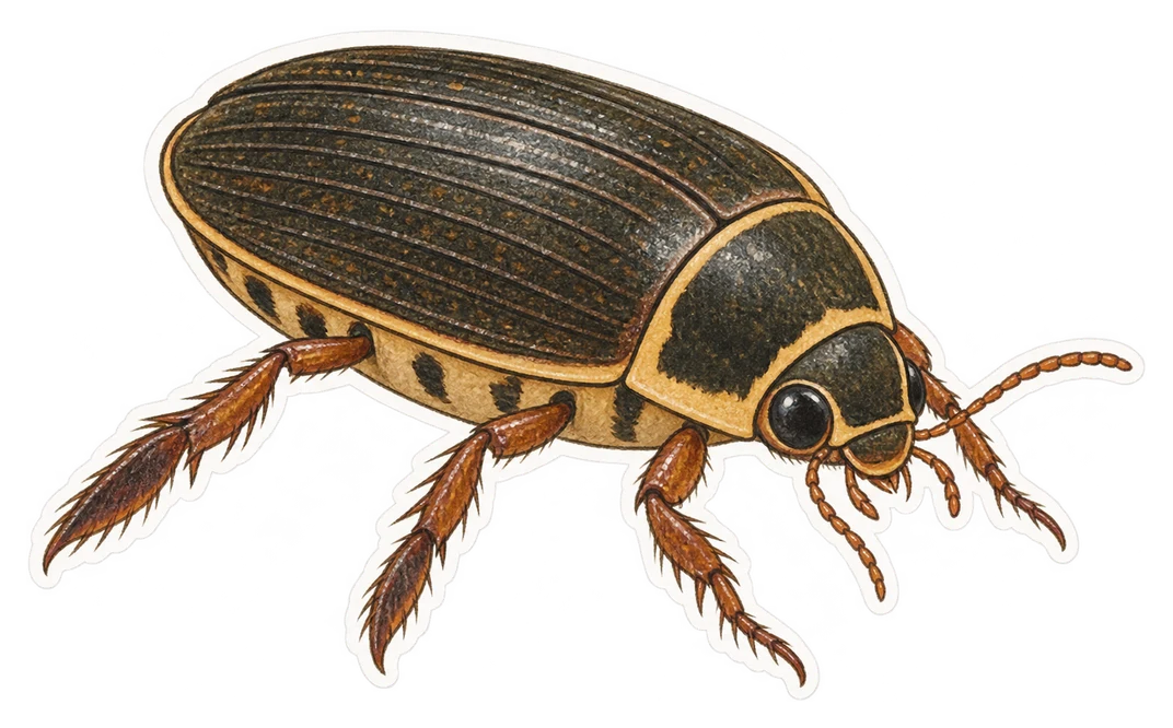 Le dytique strié (Acilius sulcatus)
