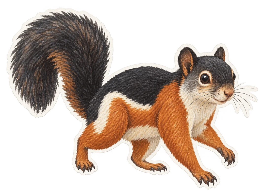 L’écureuil de Perse (Sciurus anomalus)