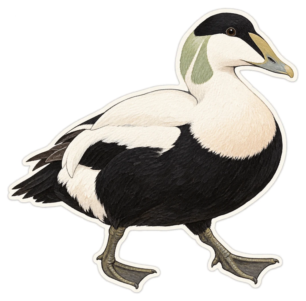 L’eider à duvet (Somateria mollissima)