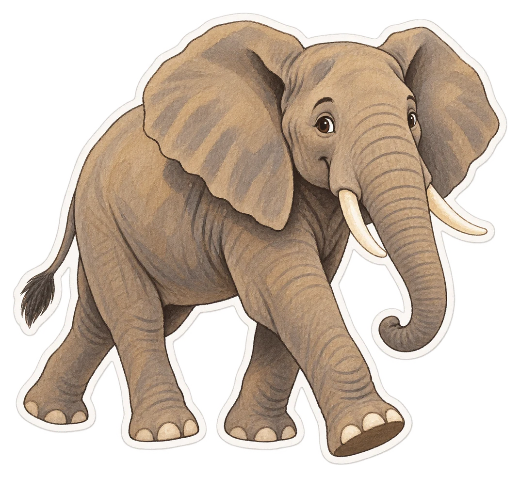 L'éléphant d'Afrique (Loxodonta africana)