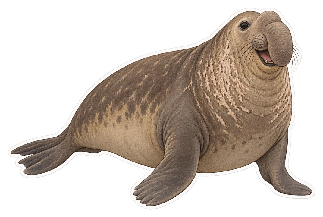 L'éléphant de mer austral (Mirounga leonina)