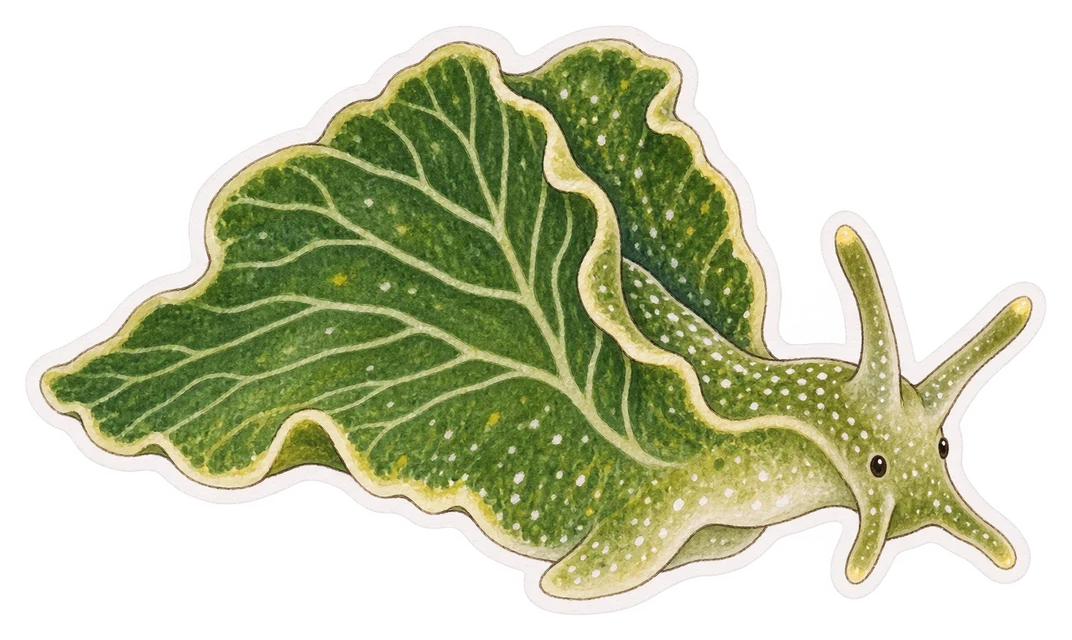 L’élysie chlorotique (Elysia chlorotica)