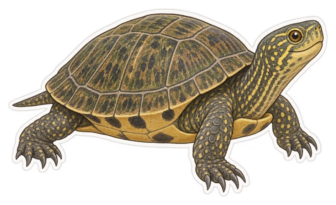 L'émyde lépreuse (Mauremys leprosa)