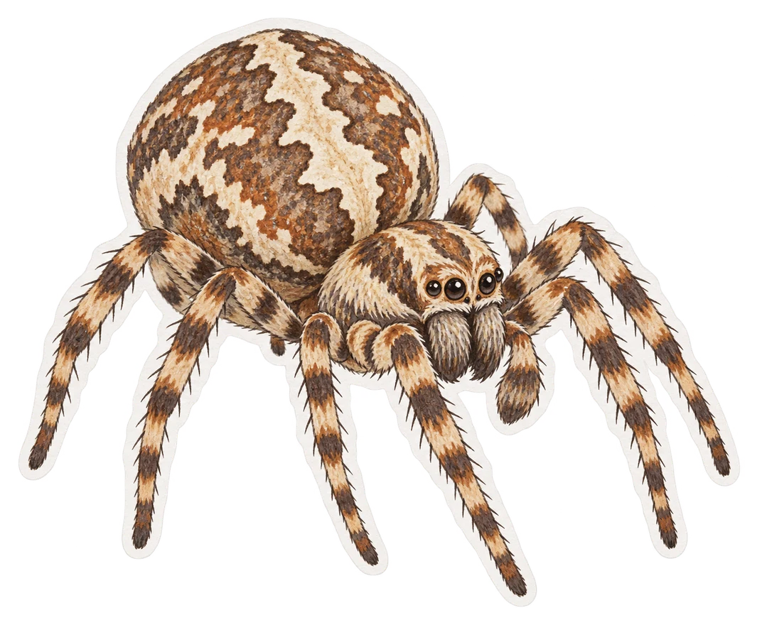 L’épeire de Redi (Agalenatea redii)