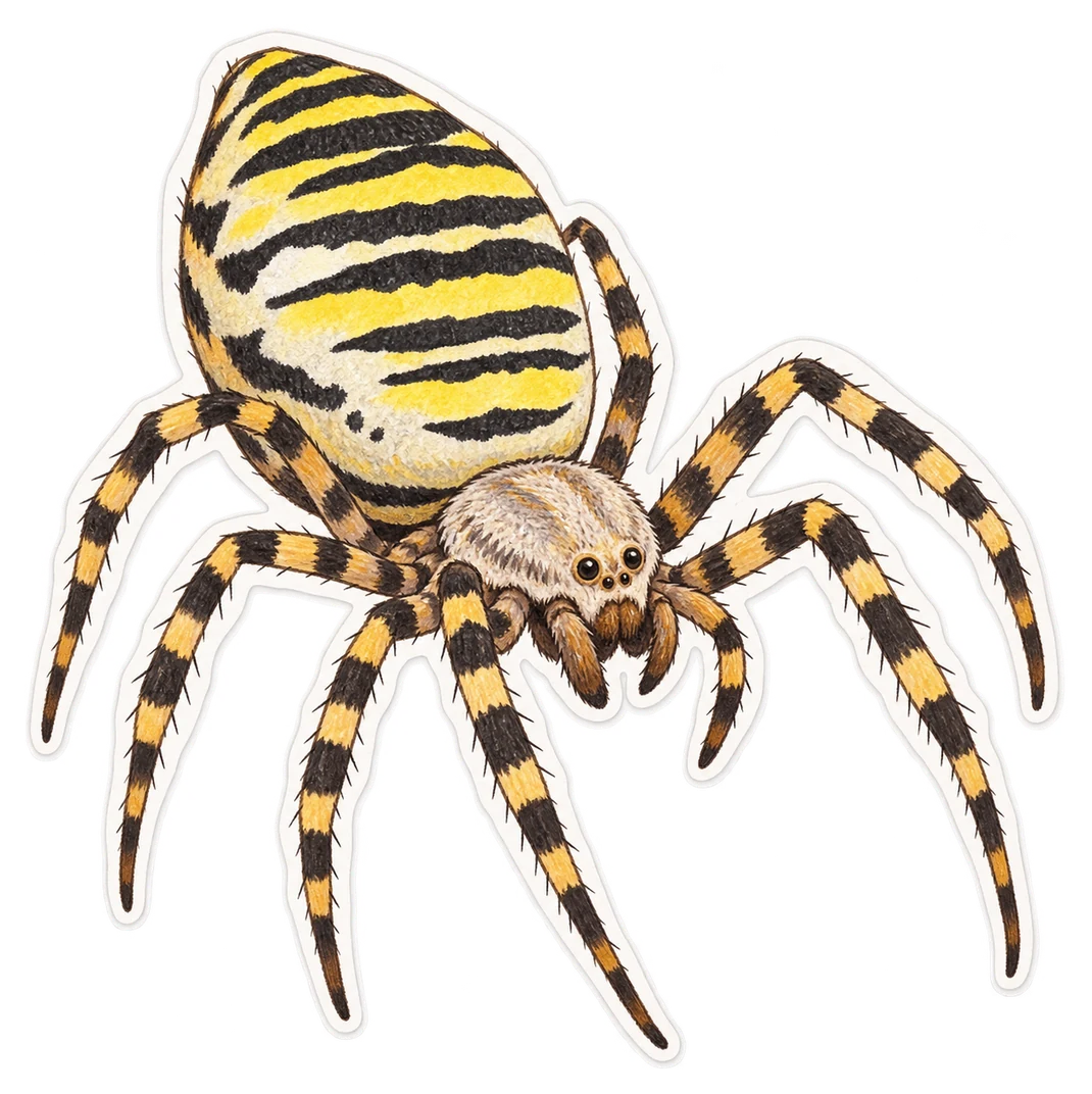 L'épeire fasciée (Argiope bruennichi)