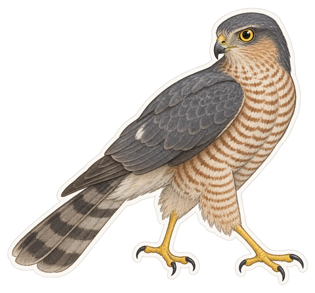 L'épervier d'Europe (Accipiter nisus)