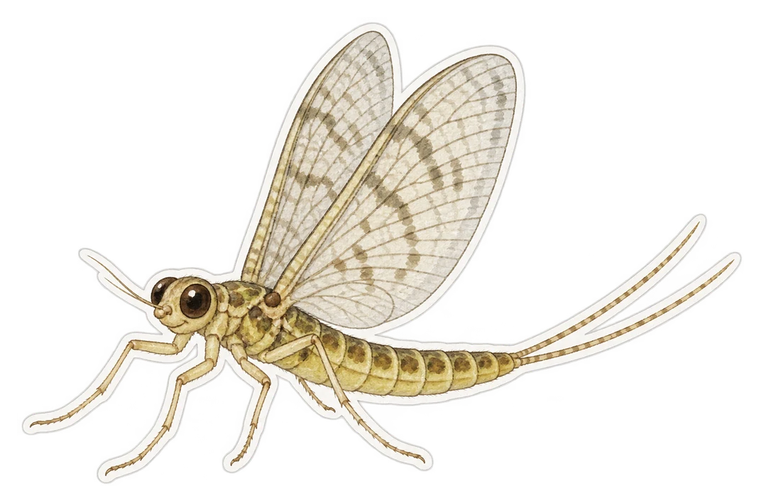L'éphémère à deux ailes (Cloeon dipterum)
